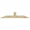 Ekena Millwork Portland Rough Sawn Timber Gable Bracket, Douglas Fir, 72"W x 15"H x 4"D x 6"F, 5/12 Pitch GBW072X15X0406POR00RDF - alternate 1